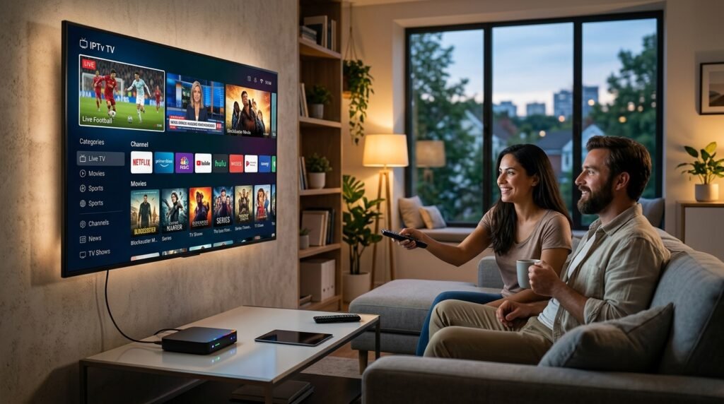 IPTV setup on smart TV